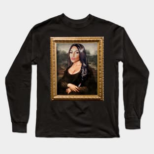 Mona Lisa / Kim Kardashian Long Sleeve T-Shirt